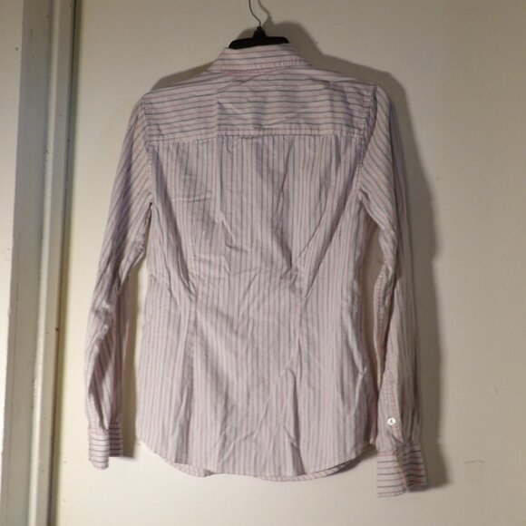 Izod Striped Long Sleeve Button Down Shirt Sz S - Picture 6 of 6